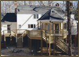 Pressure Treated Deck with Gazebo in Chesterfield County