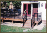 Ipe Deck with Aluminum Rails in Ashland