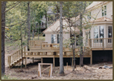 Multi- Level Pressure Treated Deck in Harbour Pointe Subdivision